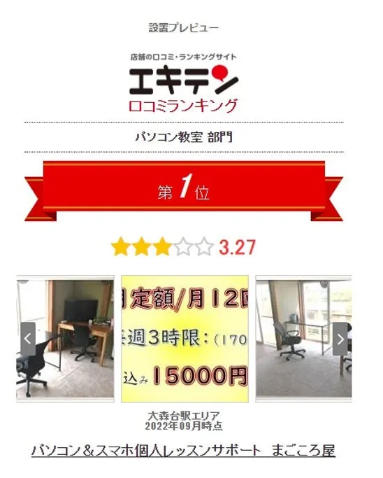 エキテンサイトに登録して２カ月ほどで